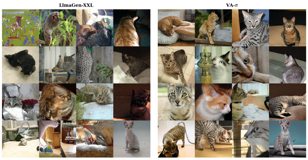 Qualitative comparison on the Egyptian cat class